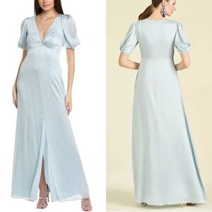 Sachin and Babi Alli Gown Ice Blue Maxi Dress Size 8